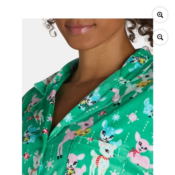 NWT Holiday Time Retro Reindeer Christmas 2-Piece Pajama Set Tik Tok - Picture 8 of 17